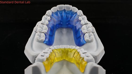 Buy Comfortable Stainless Steel Acrylic Hawley Retainer Effective Orthodontics Appliance online manufacture